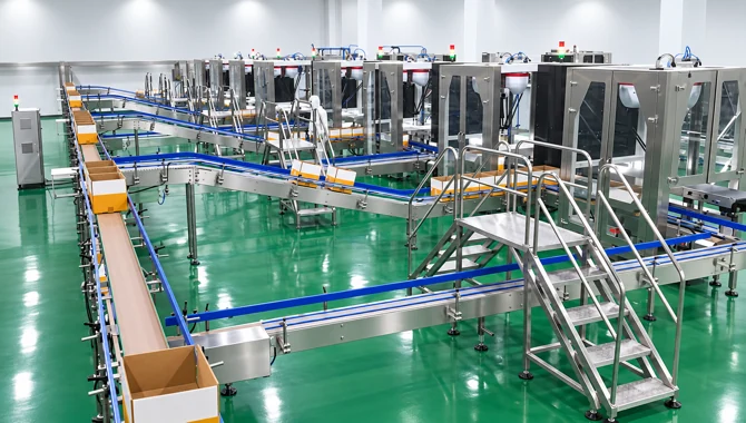 Random Soft-Bag Picking And Case Packing Line