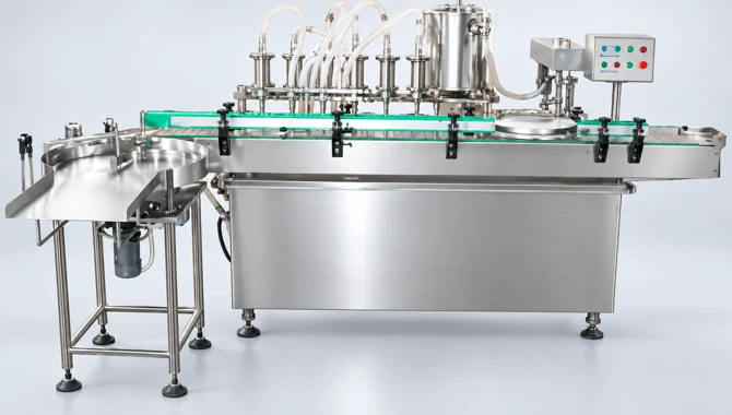 Linear Liquid Filler And Capper