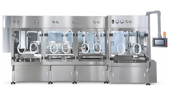 Vial Filling And Stoppering Machine