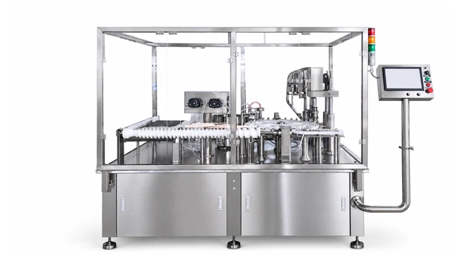 Integrated Vial Filling And Crimp Capping Machine