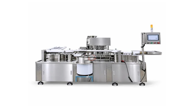 Cartridge Stoppering And Crimp Capping Machine