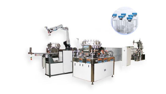 Magnetic levitation vial production line