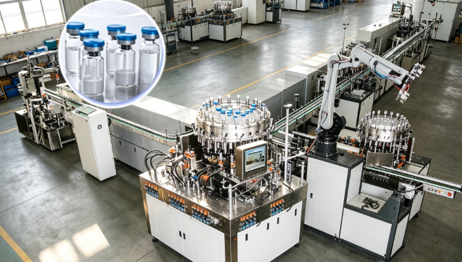 Magnetic levitation vial production line