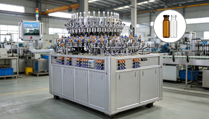 36-head glass vial production line