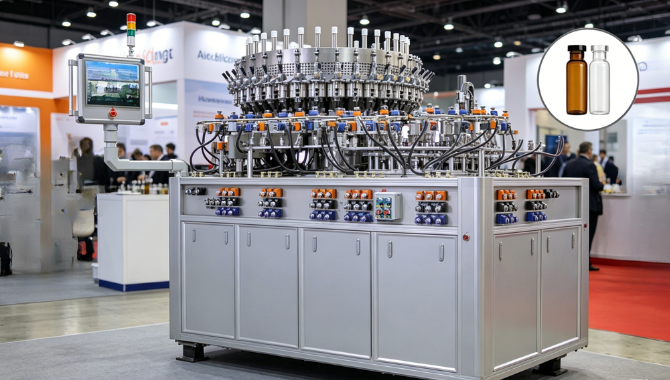 Precision vial forming equipment