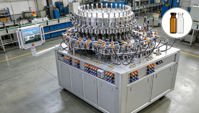 36-head glass vial manufacturing machine