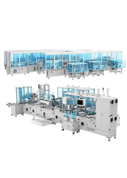 Dialysis bloodline assembly machine