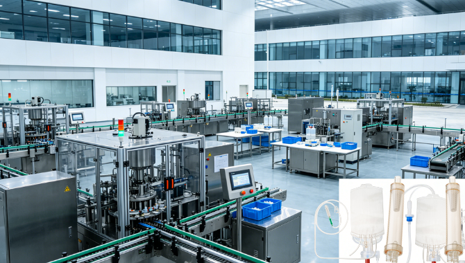 Blood transfusion set manufacturing machine