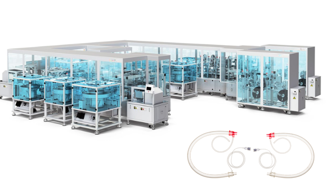 Single Use Pump Extension Tubing Manufacturing Line