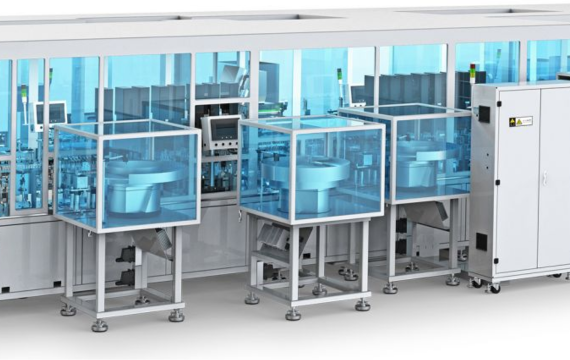 Automatic urinary catheter assembly machine