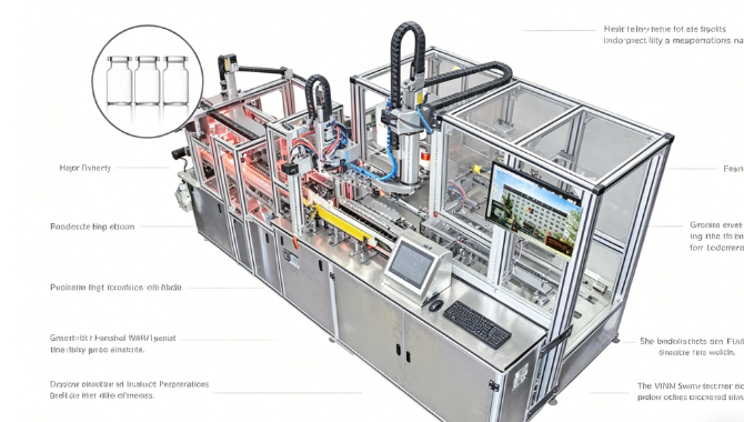 Automatic glass vial manufacturing machine
