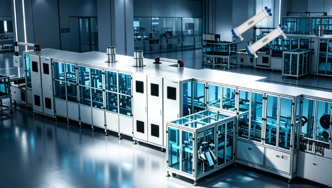 Automatic hemodialyzer assembly machine