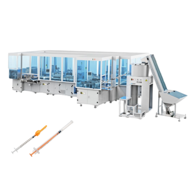 Insulin syringe automatic assembly machine