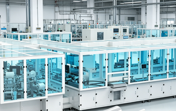 High speed insulin syringe making line