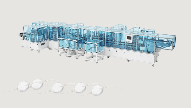 Automatic leukocyte reduction filter assembly machine
