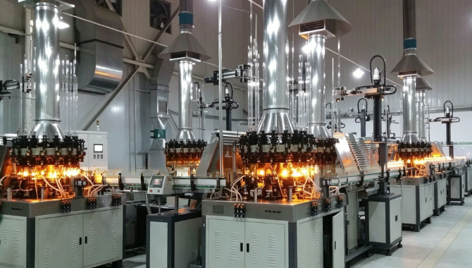 Magnetic levitation vial production line
