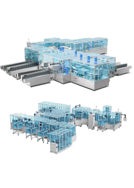 Prefilled syringe silicification machine