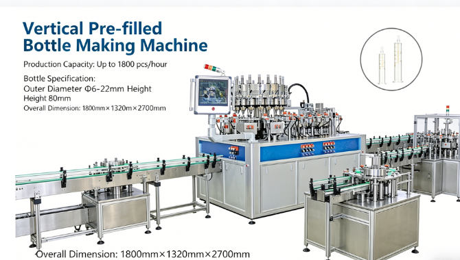 Prefilled syringe making line