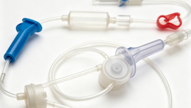 Automatic disposable IV infusion set assembly machine