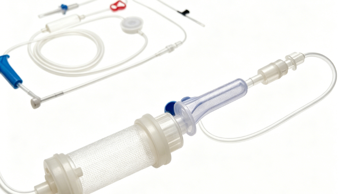 Automatic disposable IV infusion set assembly machine