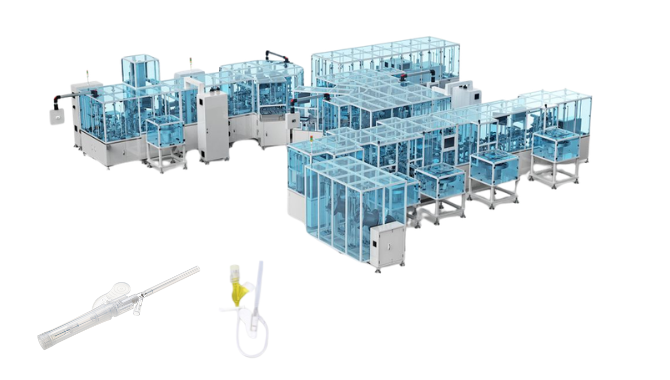 Automatic IV cannula assembly machine