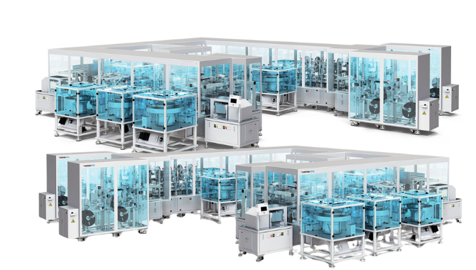 Automatic hemodialysis dry powder cartridge assembly machine