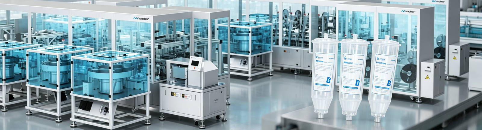 Automatic hemodialysis dry powder cartridge assembly machine