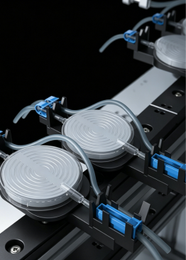 Disposable blood transfusion set assembly line